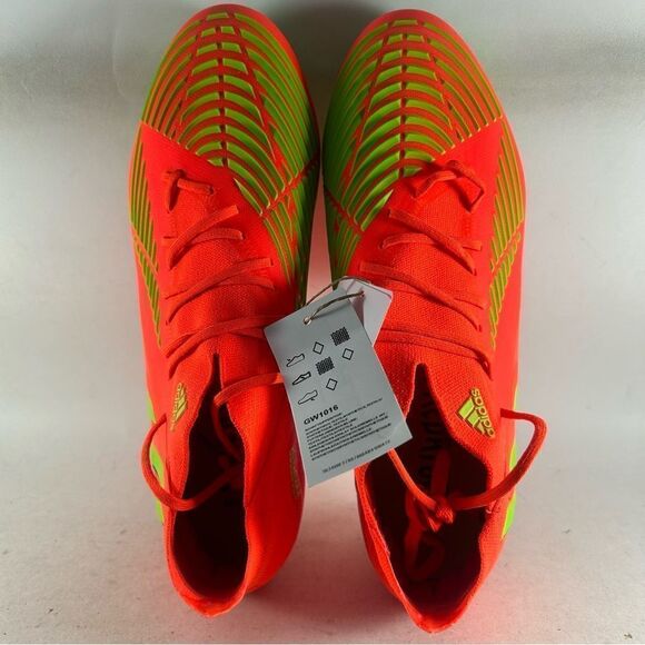 Adidas Predator Edge.1 SG Soccer Cleats Orange Size Mens 4.5 Womens 5.5 GW1016 - Picture 5 of 9